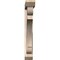 Ekena Millwork Olympic Slat Smooth Bracket w/ Offset Brace, Douglas Fir, 5 1/2"W x 38"D x 38"H BKT0604X38X38OLY06SDF - alternate 4